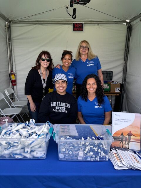 Beach Vibes – Drs Duong and Chaput, working with our dedicated nursing staff, providing first aid for attendees of BeachLife 2024 music festival in Redondo Beach